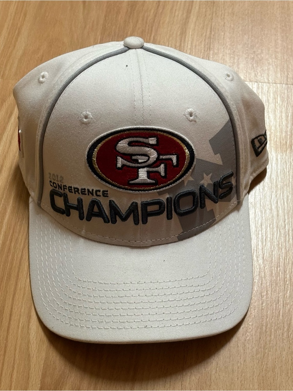 New Era 39Thirty San Francisco 49ers 2012 Conference Champions Hat Medium-Large